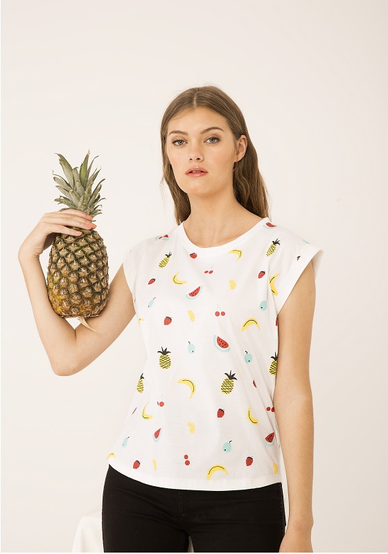 camiseta-frutas-cerezas-arletty