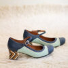 zapatos-vintage-taco-azul-marino-turquesa